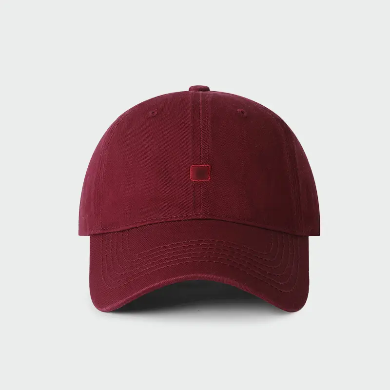 Black Embroidered Baseball Cap for Men - Image 3