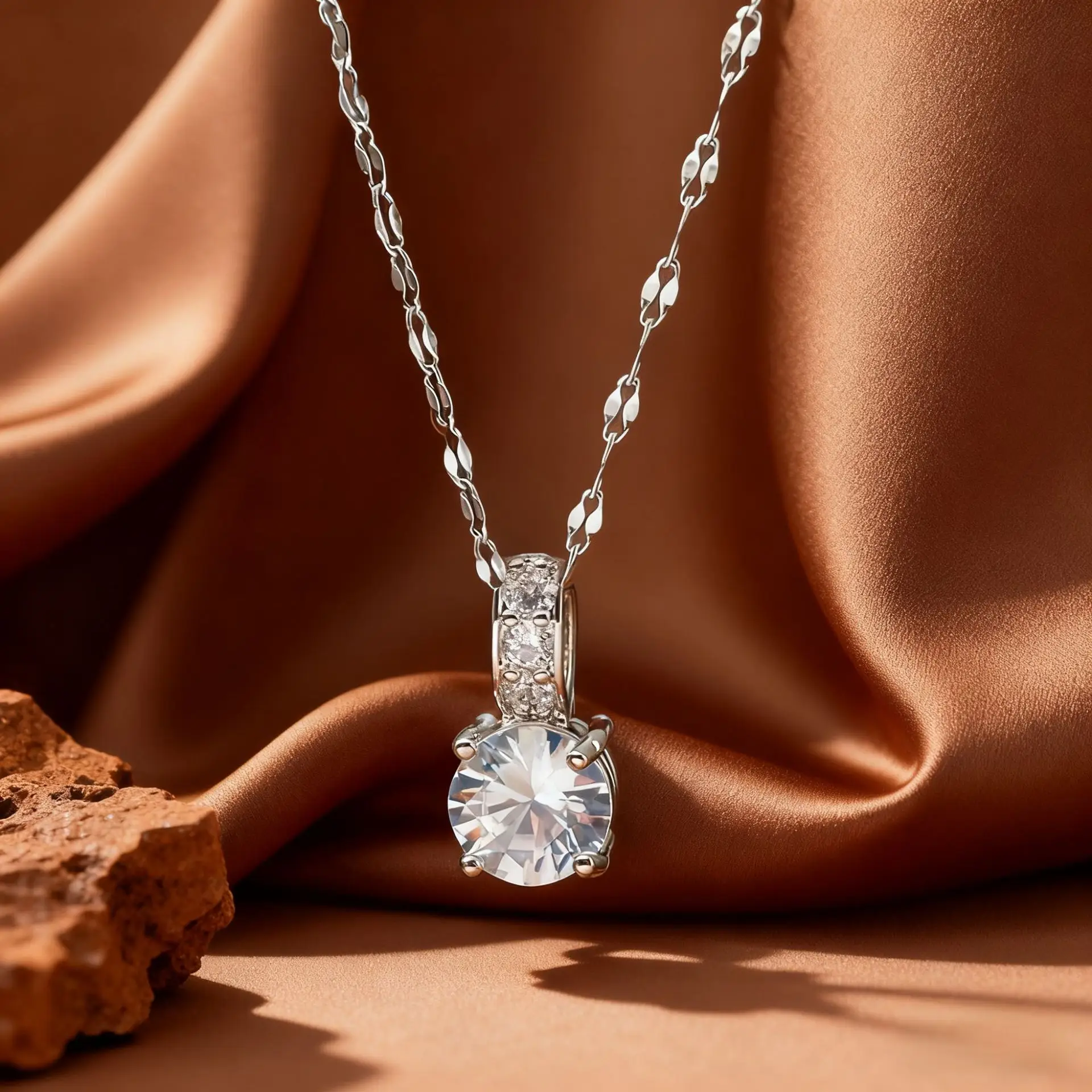 Cross-Border Geometric Zircon Necklace for Women β feature 4