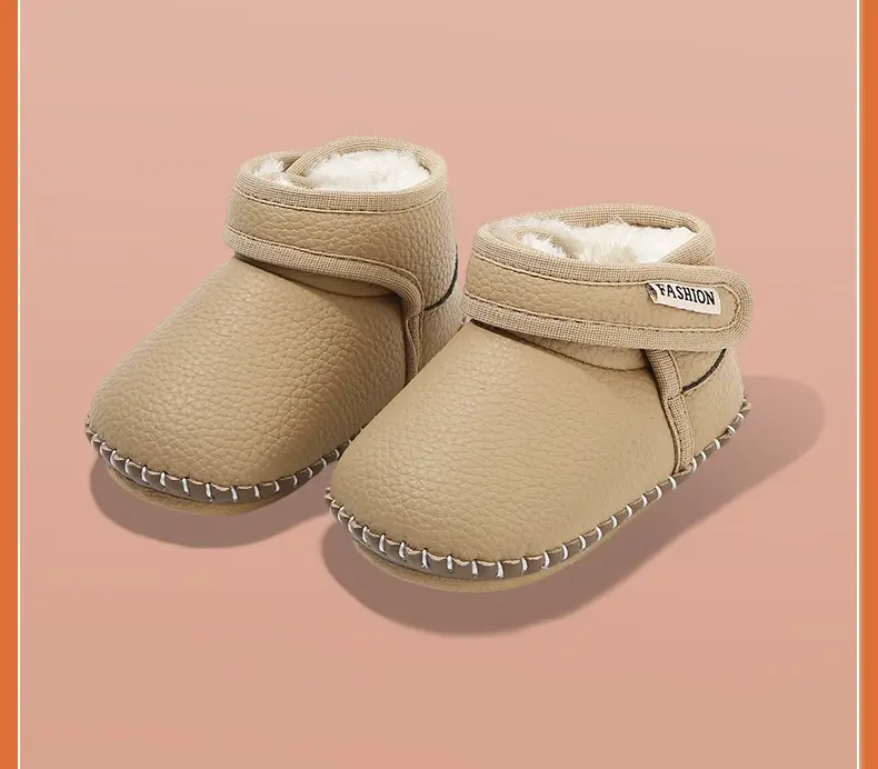 Winter Baby Cotton Shoes Red 6-12M — feature 25