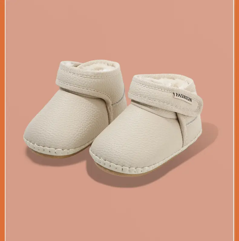 Winter Baby Cotton Shoes Red 6-12M — feature 28