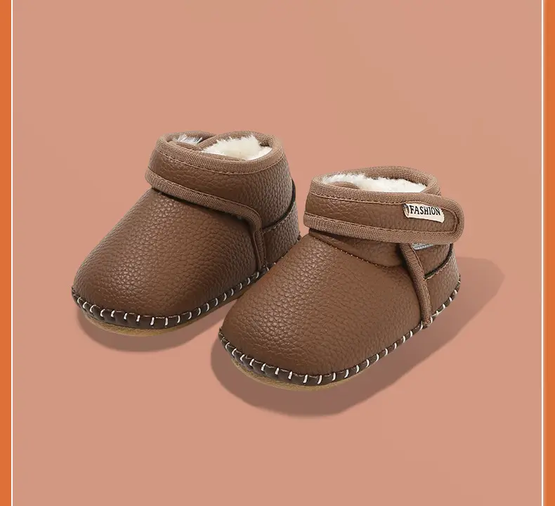 Winter Baby Cotton Shoes Red 6-12M — feature 31