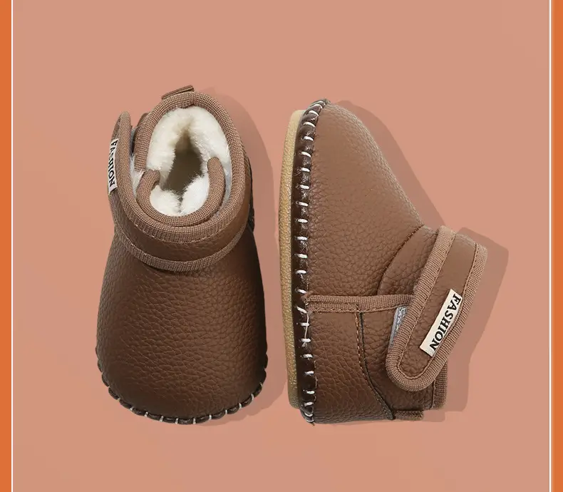 Winter Baby Cotton Shoes Red 6-12M — feature 32