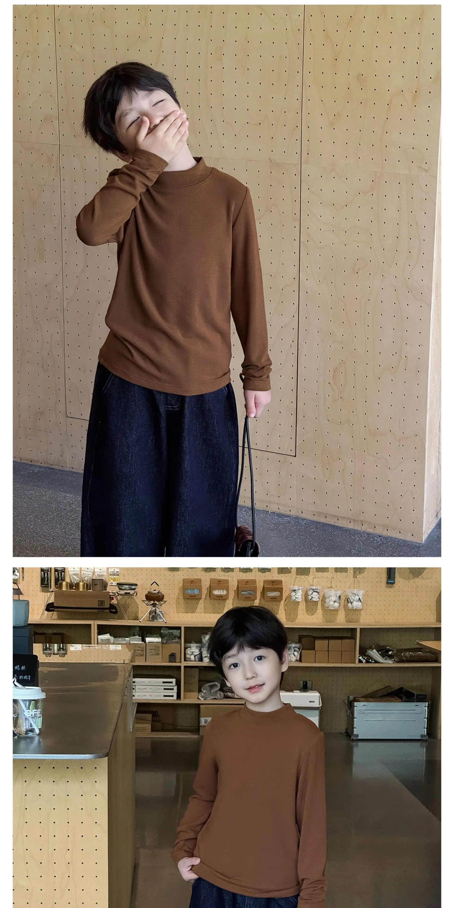 Boys Blue Long Sleeve T-Shirt for Kids Winter Base — feature 20