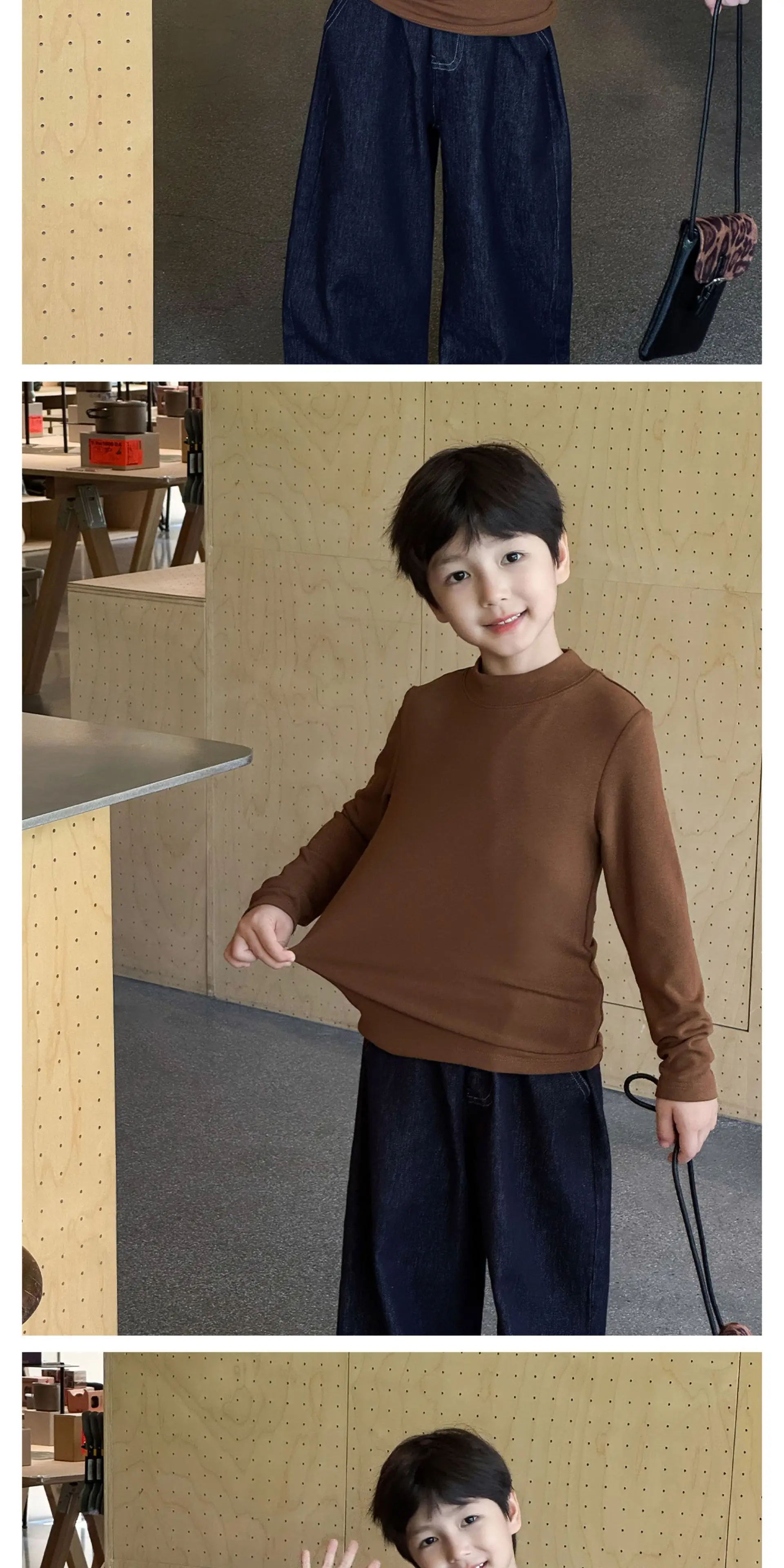 Boys Blue Long Sleeve T-Shirt for Kids Winter Base — feature 23