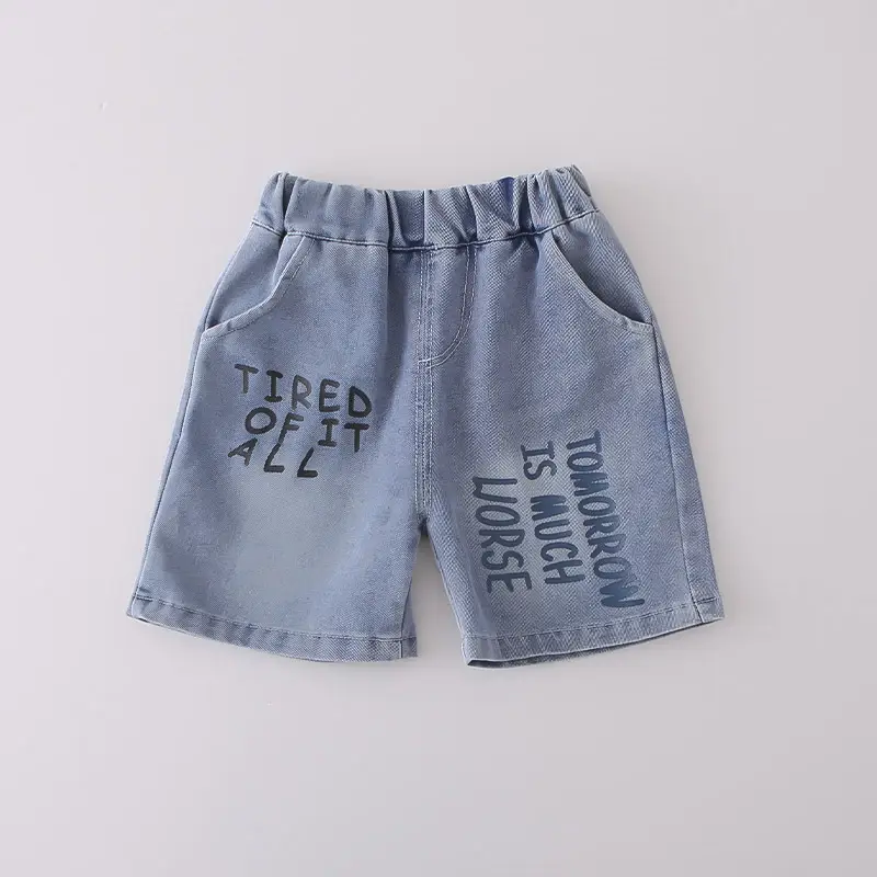 Foreign Trade Boys Blue Short Sleeve T-Shirt Summer 2026 — feature 10