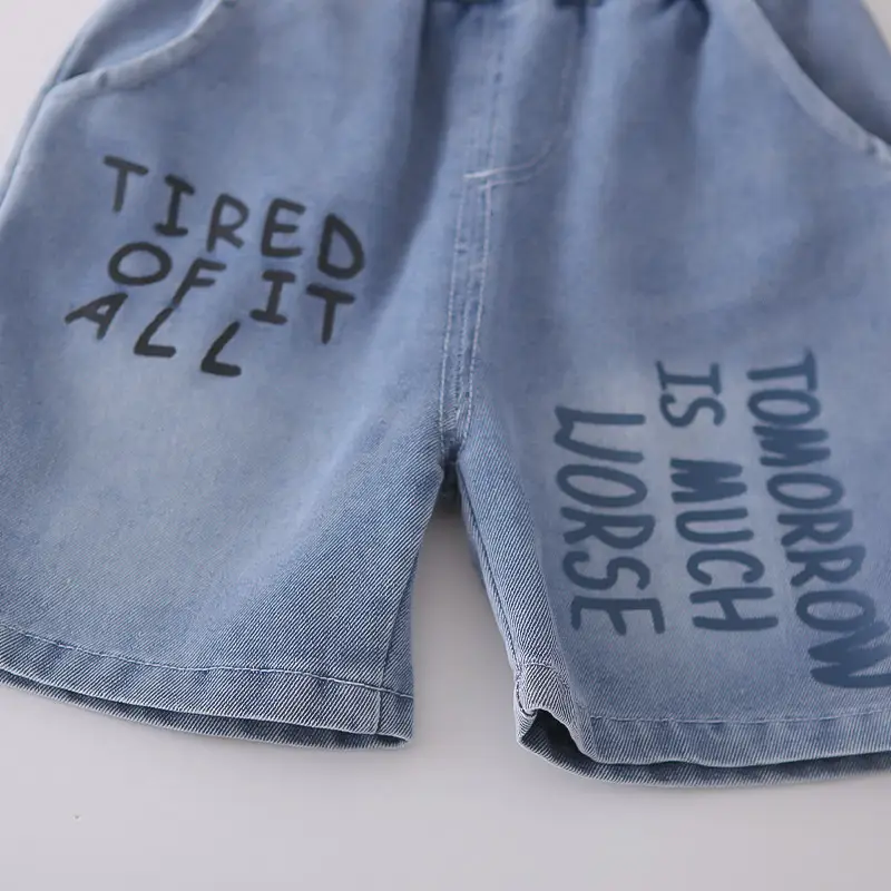 Foreign Trade Boys Blue Short Sleeve T-Shirt Summer 2026 — feature 13