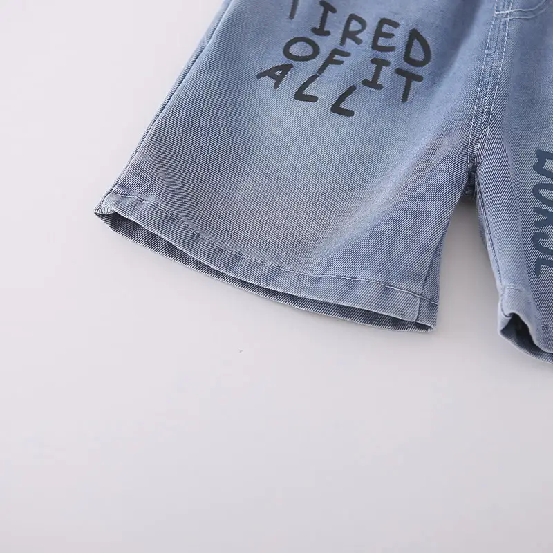 Foreign Trade Boys Blue Short Sleeve T-Shirt Summer 2026 — feature 14