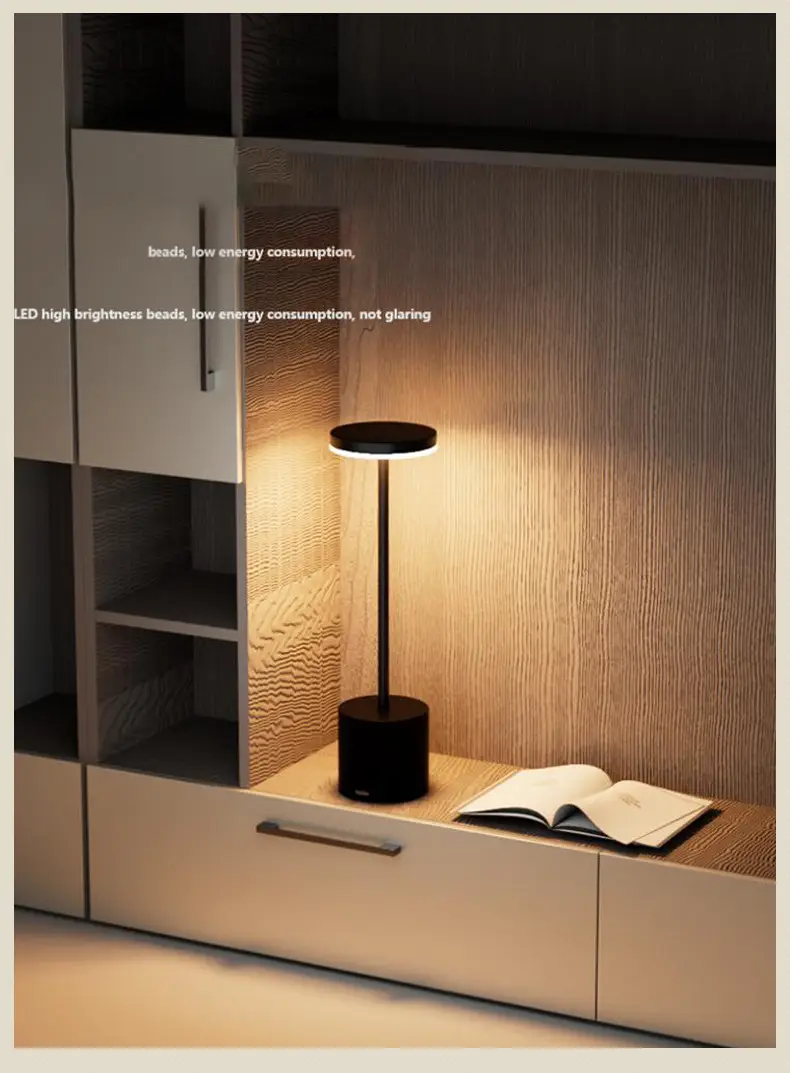 Metal Touch LED Desk Lamp USB Charging Modern Night Light — feature 7