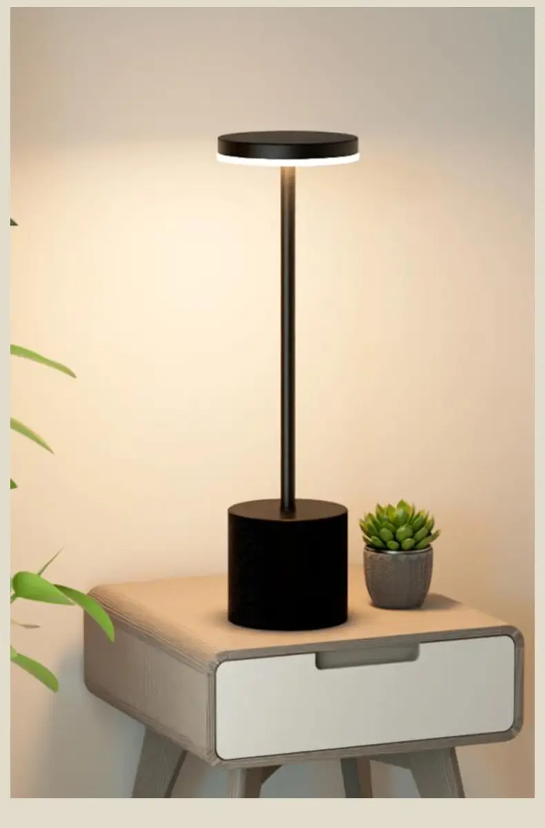 Metal Touch LED Desk Lamp USB Charging Modern Night Light — feature 8