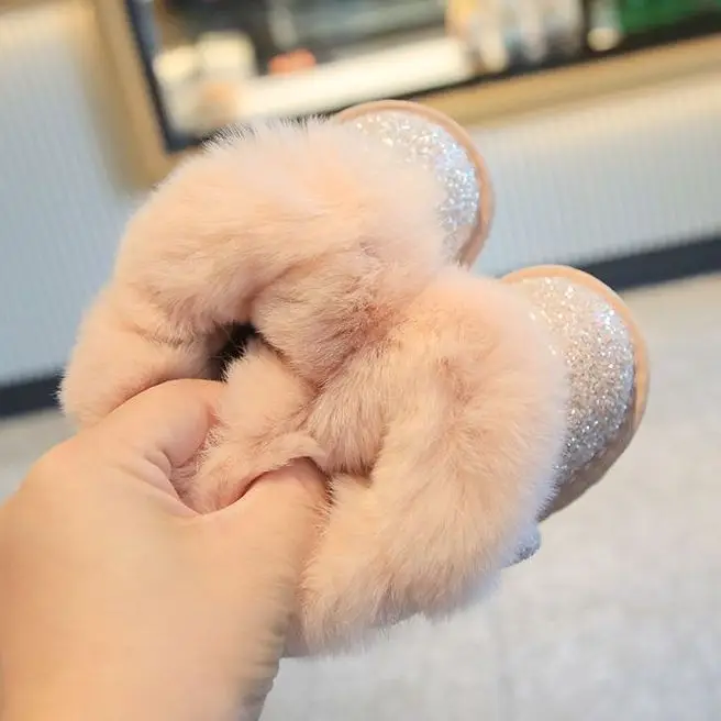 Baby Girl Fleece Lined Snow Boots Warm Winter Shoes — feature 7