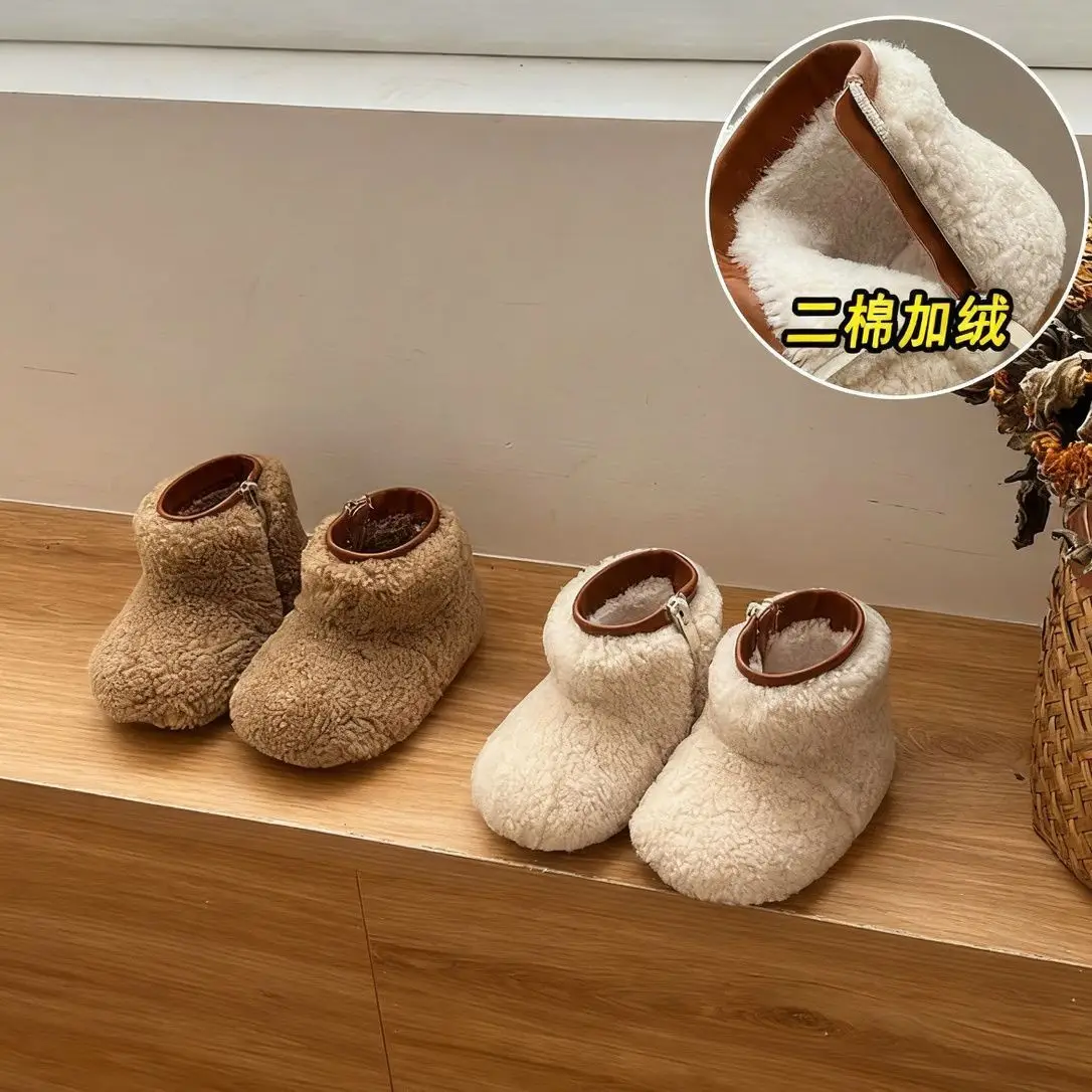 Baby Snow Boots Soft Fur Winter Toddler Shoes