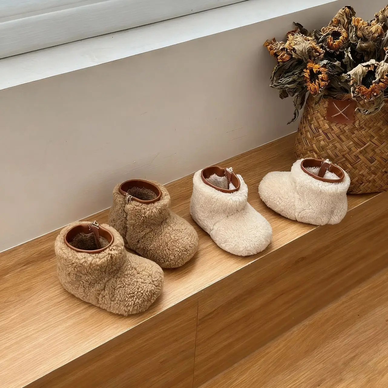 Baby Snow Boots Soft Fur Winter Toddler Shoes