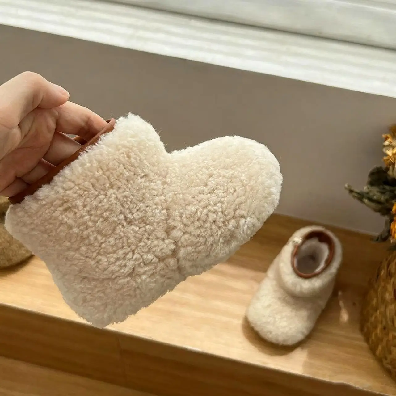 Baby Snow Boots Soft Fur Winter Toddler Shoes — feature 3