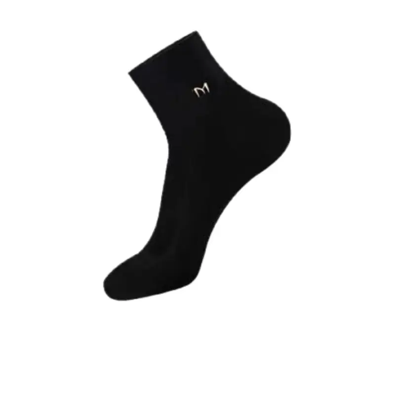 Xinjiang Cotton Pure Cotton Unisex Business Sweat-Absorbent Breathable All-Cotton Anti-Odor Socks Sports Short Socks Solid Color Men's Cotton Socks