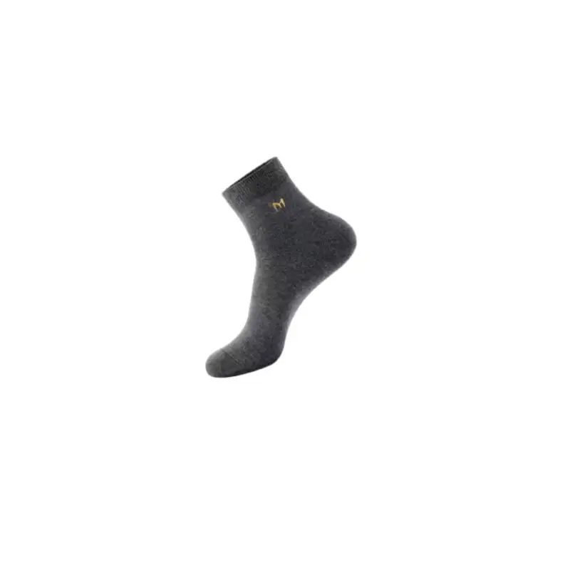 Xinjiang Cotton Pure Cotton Unisex Business Sweat-Absorbent Breathable All-Cotton Anti-Odor Socks Sports Short Socks Solid Color Men's Cotton Socks