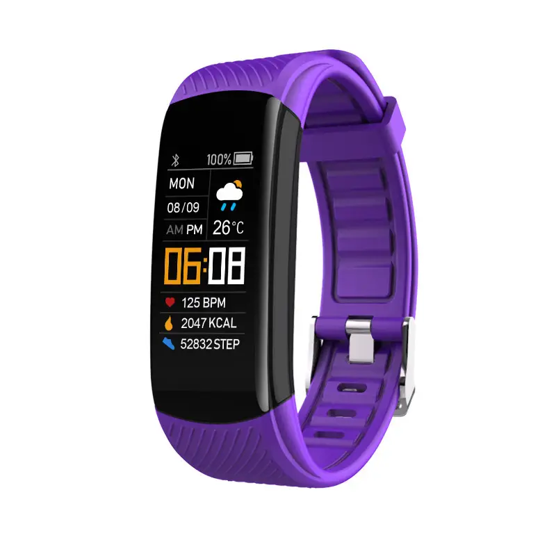 Huaqiangbei Black Technology C5S Smart Bracelet Ios Mobile Phone Suitable for Sports Heart Rate Jumping Blood Oxygen C6T Men's and Women's Watch