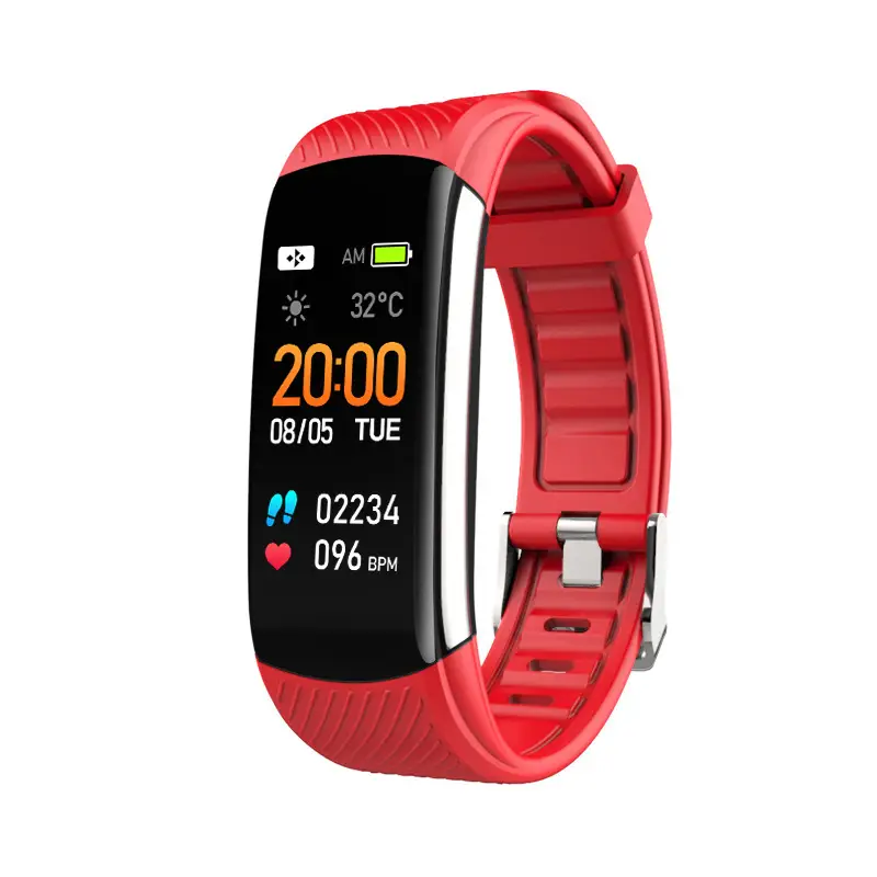 Huaqiangbei Black Technology C5S Smart Bracelet Ios Mobile Phone Suitable for Sports Heart Rate Jumping Blood Oxygen C6T Men's and Women's Watch