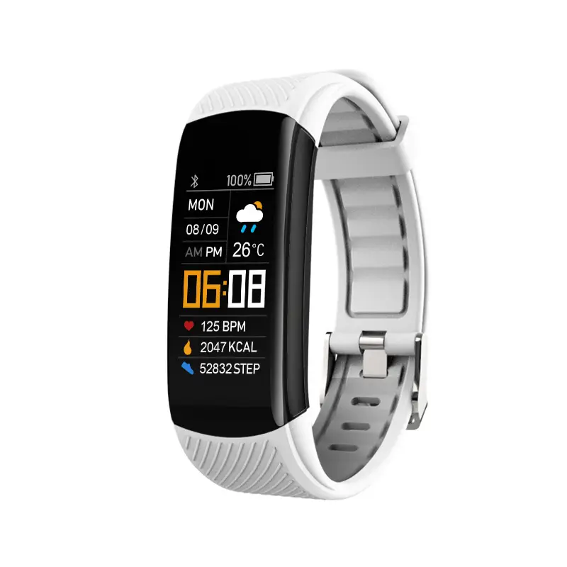 Huaqiangbei Black Technology C5S Smart Bracelet Ios Mobile Phone Suitable for Sports Heart Rate Jumping Blood Oxygen C6T Men's and Women's Watch