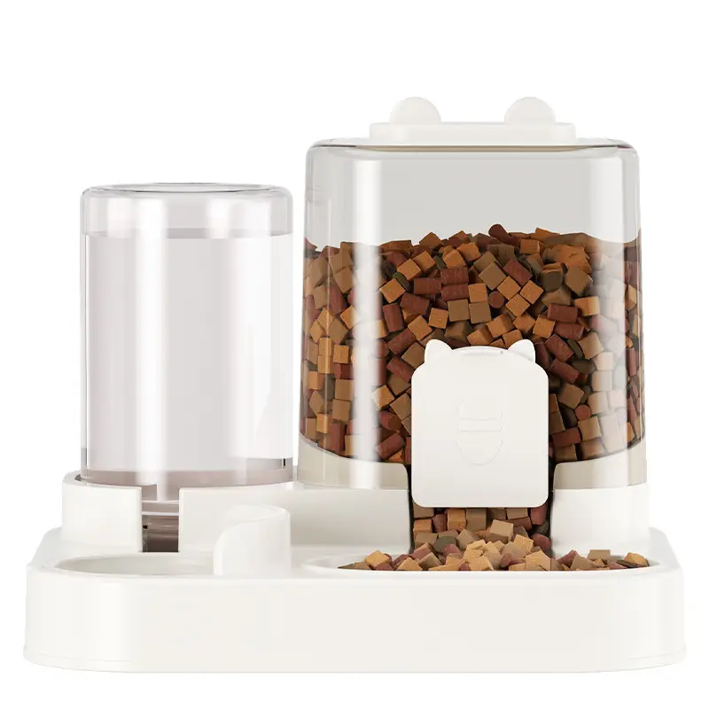 Cross-Border Cat Dry and Wet Separation Dog Bowl and Cat Basin Two-In-One Automatic Feeding and Water Dispenser Pet Supplies
