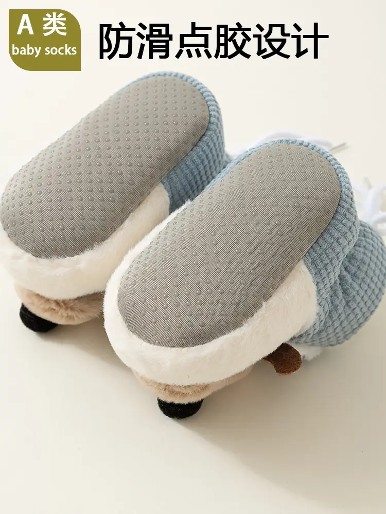 Baby Velvet Warm Shoes for 0-1 Years Winter Cute Soft - Image 11