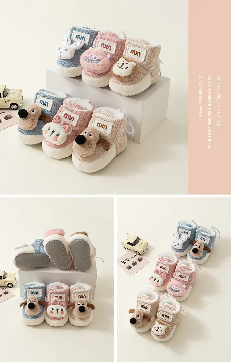 Baby Velvet Warm Shoes for 0-1 Years Winter Cute Soft β feature 10