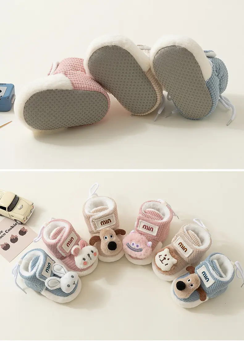 Baby Velvet Warm Shoes for 0-1 Years Winter Cute Soft β feature 11