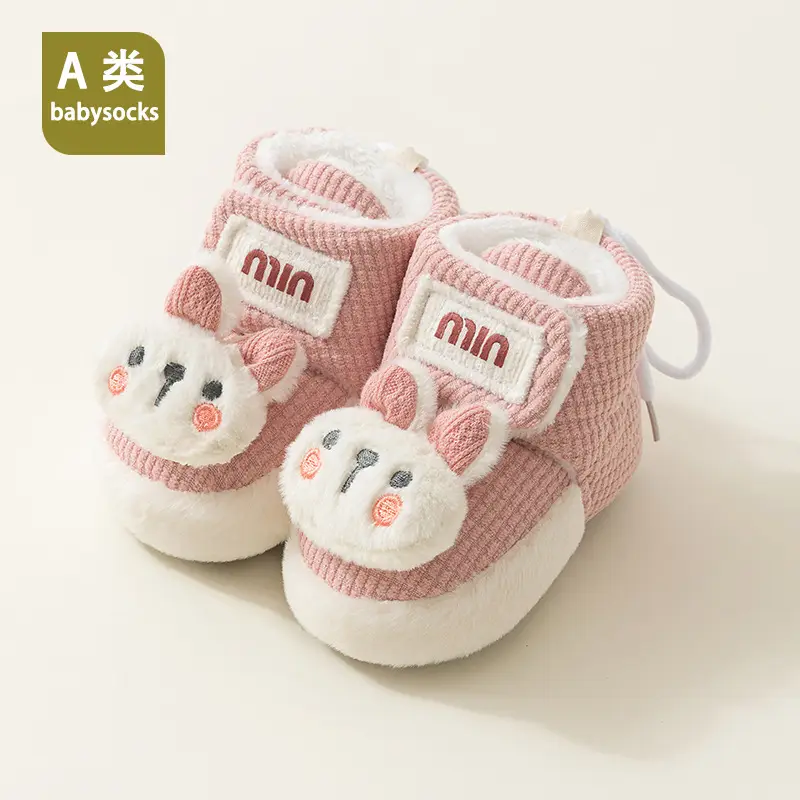 Baby Velvet Warm Shoes for 0-1 Years Winter Cute Soft - Image 2