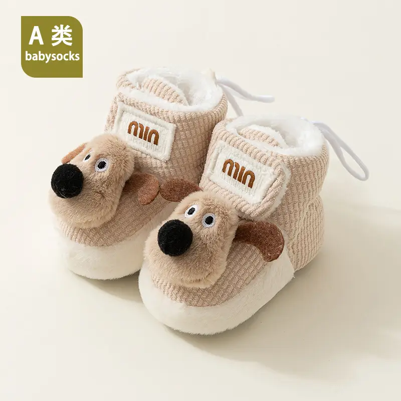 Baby Velvet Warm Shoes for 0-1 Years Winter Cute Soft - Image 3