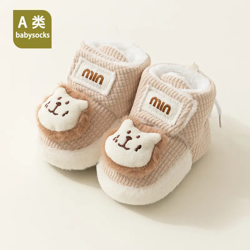 Baby Velvet Warm Shoes for 0-1 Years Winter Cute Soft - Image 4