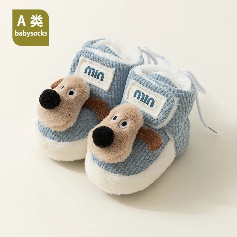 Baby Velvet Warm Shoes for 0-1 Years Winter Cute Soft - Image 5