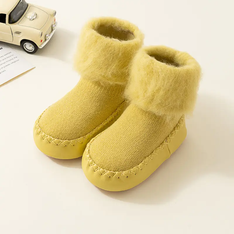 25 Winter Kids Velvet Mid-Calf Floor Socks - Image 2