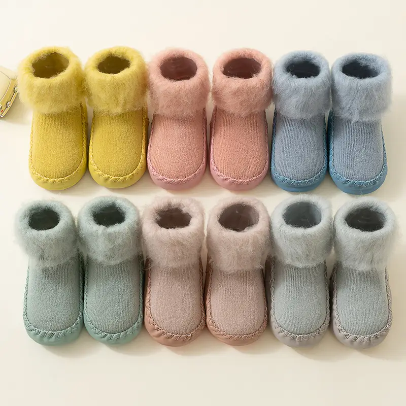 25 Winter Kids Velvet Mid-Calf Floor Socks - Image 7
