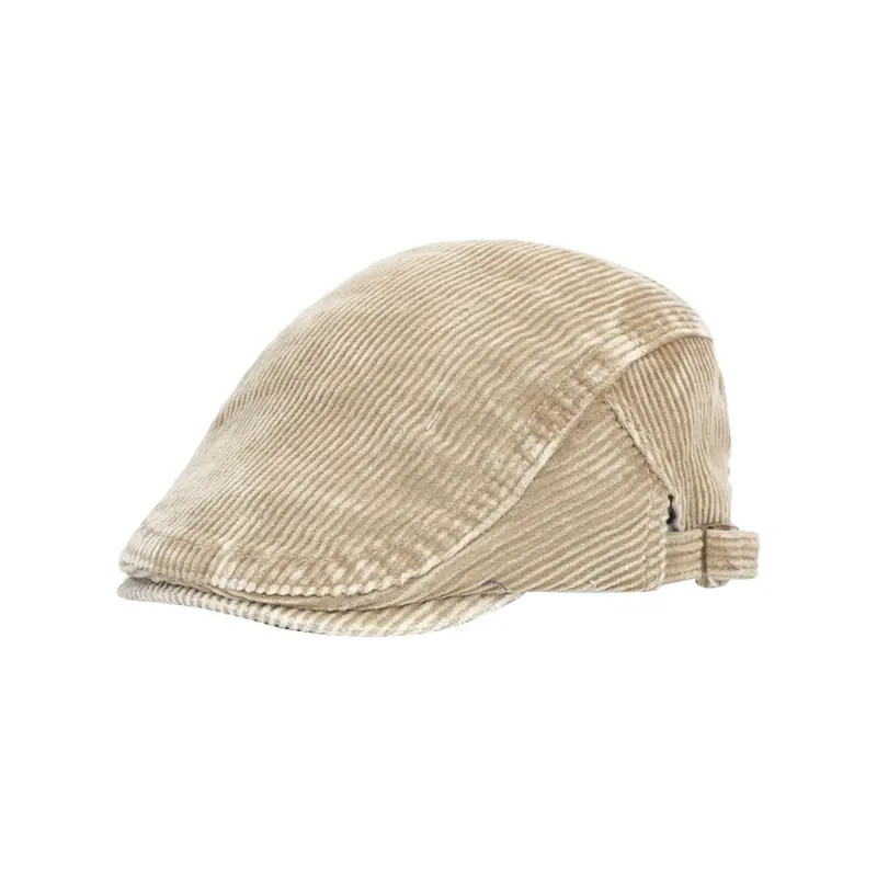 Men's Autumn Winter Forward Hat Corduroy Cotton Washable - Image 10