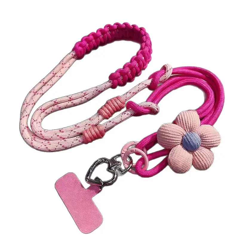 Long Mobile Phone Lanyard, Cross-Body, Multifunctional Hand Chain, Men's and Women's Outdoor Mountaineering Thickened Hanging Neck Shell, Strong