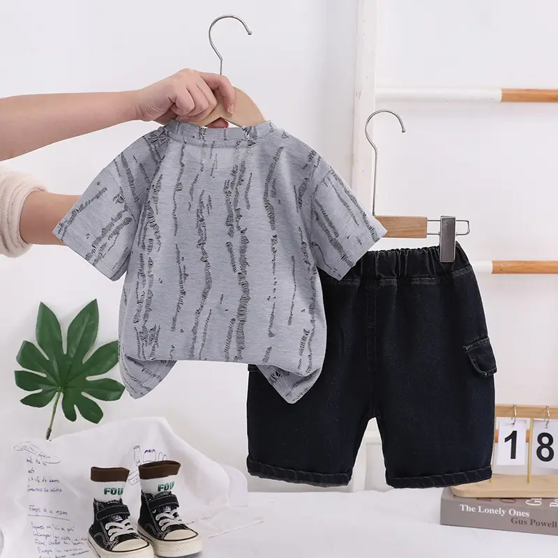 Boys Cartoon T-Shirt Shorts 2026 Summer Set - Image 5