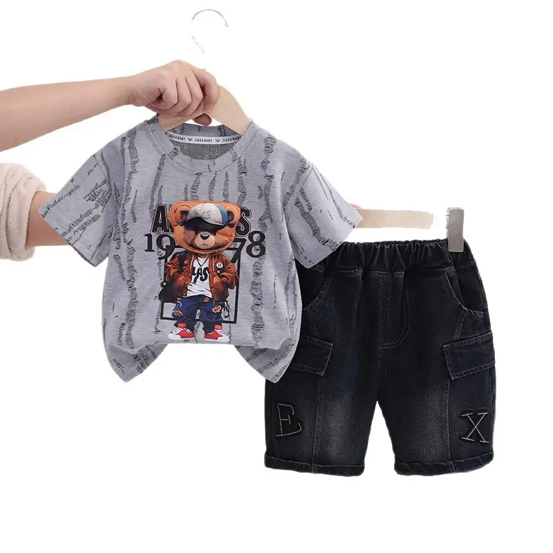 Boys Cartoon T-Shirt Shorts 2026 Summer Set - Image 6