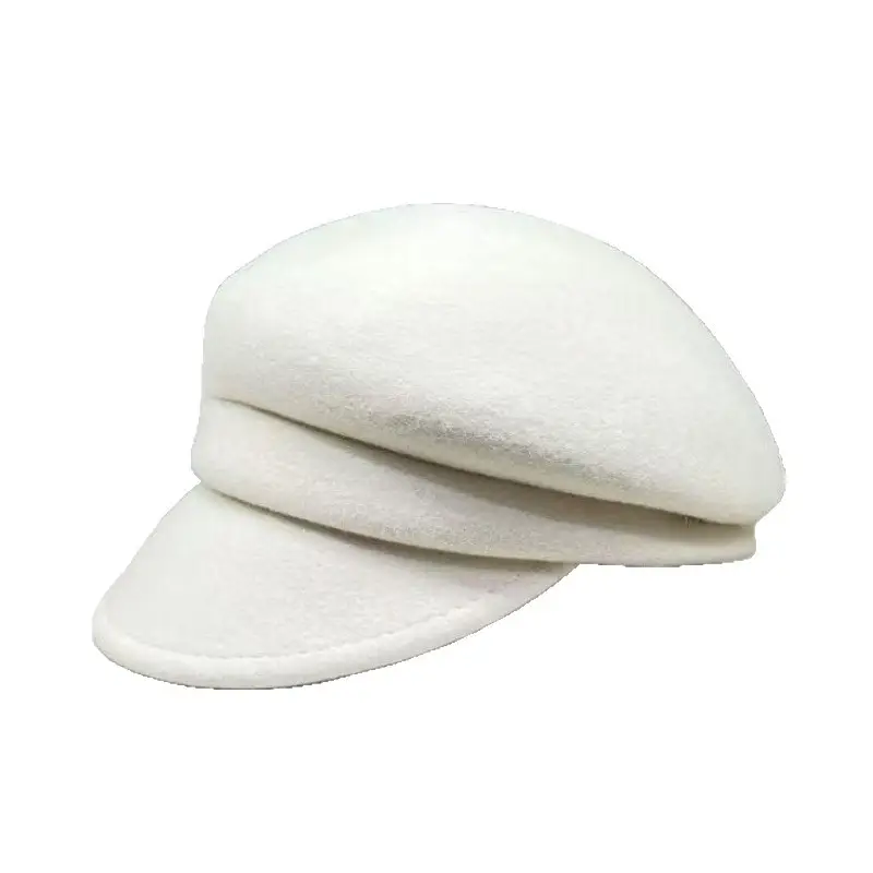 Japanese Wool Cap Beige Short Bristle - Image 6