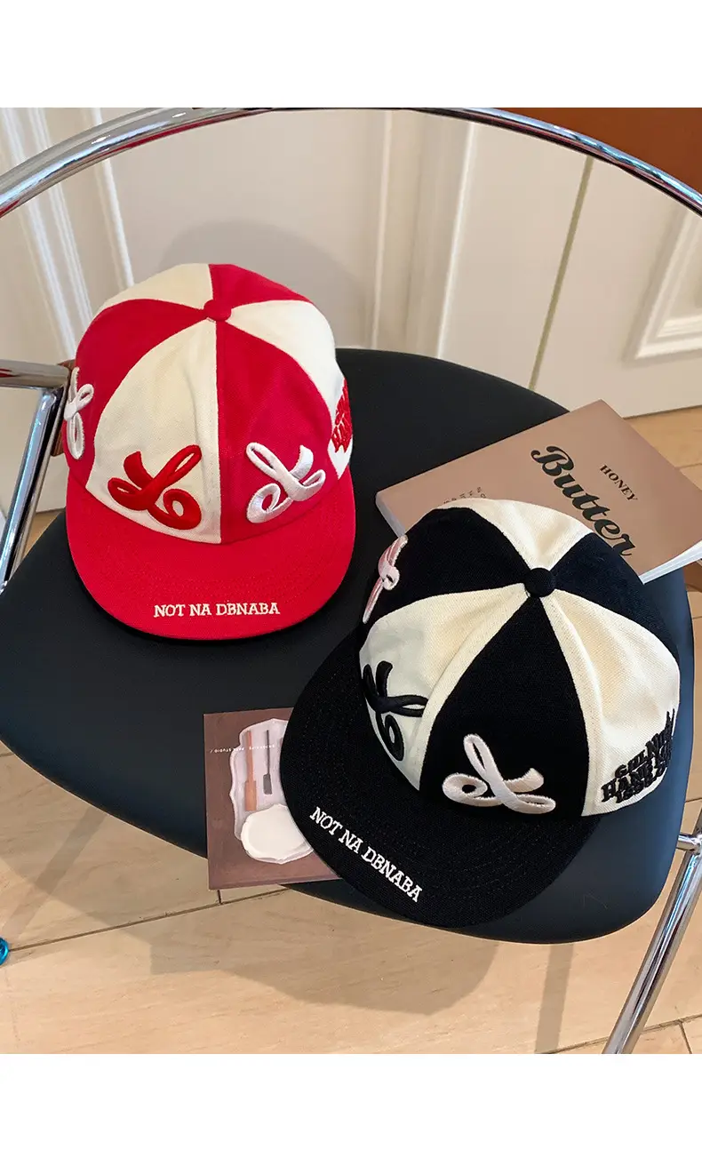 Women Retro Embroidered Baseball Cap with Large Head Circumference — feature 13