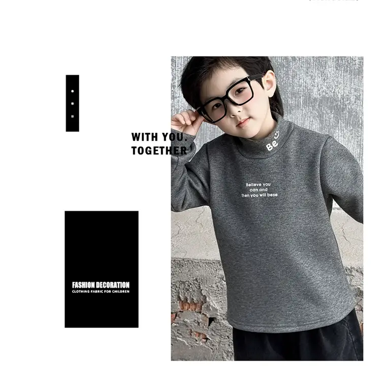 0234 Boys Velvet T-Shirt Grey Elastic Inner Wear — feature 27
