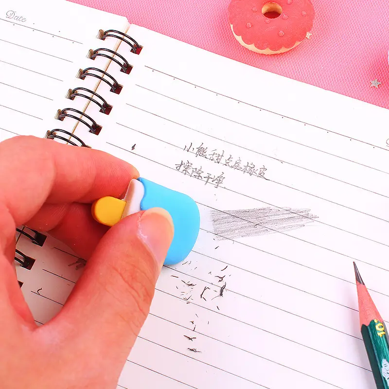 Creative Cartoon Student Eraser Simulation Ice Cream Cake Eraser Set Student Children's Prize Gift