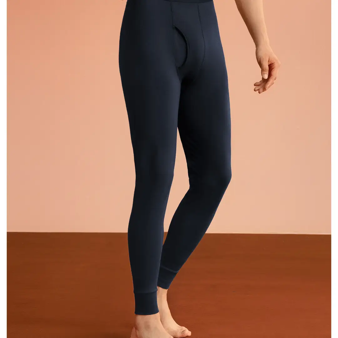 Class a 100% Cotton Long Johns Men's Base Layer Pants Men's Thin Autumn and Winter Antibacterial Warm Cotton Woolen Pants — feature 18