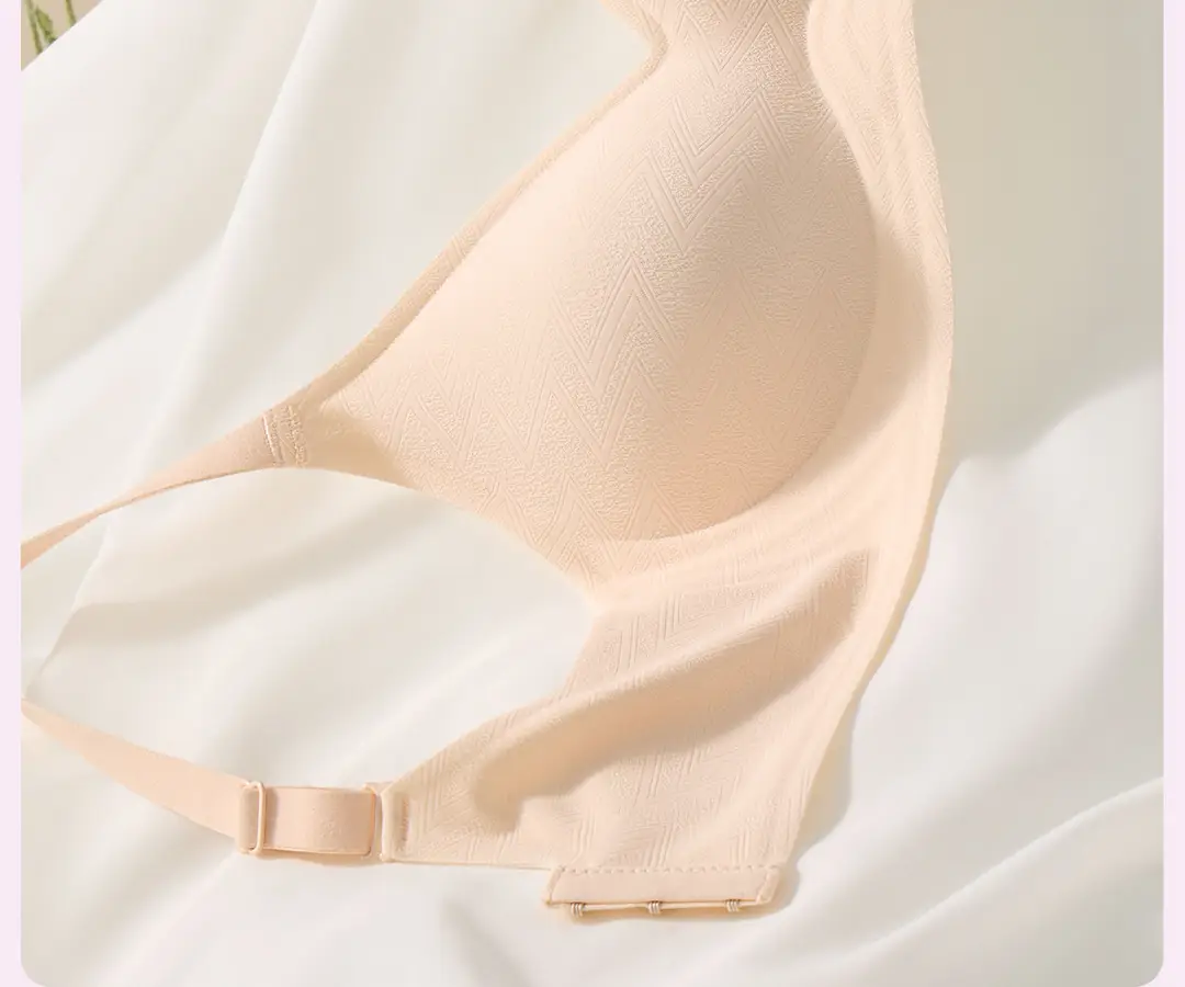 Modal Mulberry Silk Seamless Soft Support Bra for Women with Thin Small Bust, Gathered, Wireless, Side Breast Collection Bra — feature 20