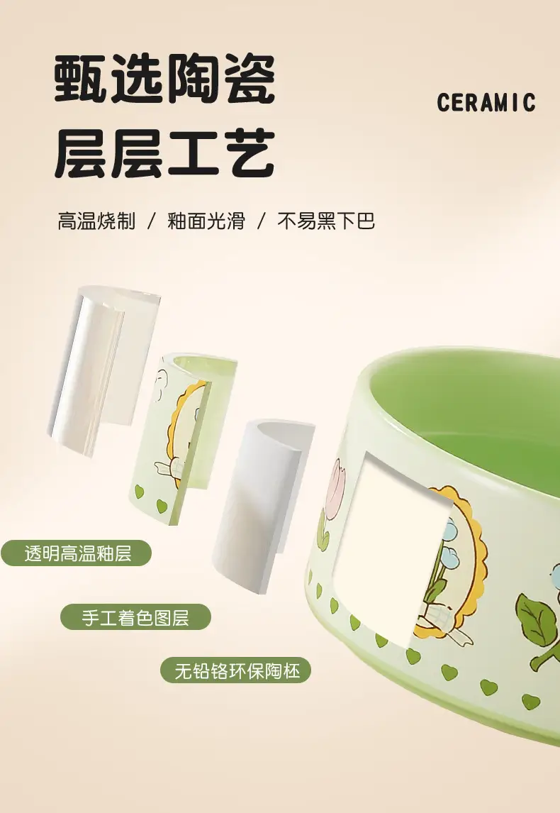 Constant Temperature Cat Water Dispenser Yogurt Machine Heating and Insulation Drinking Bowl Cat Bowl Ceramic Dog Water Feeding Fountain Pet — feature 5