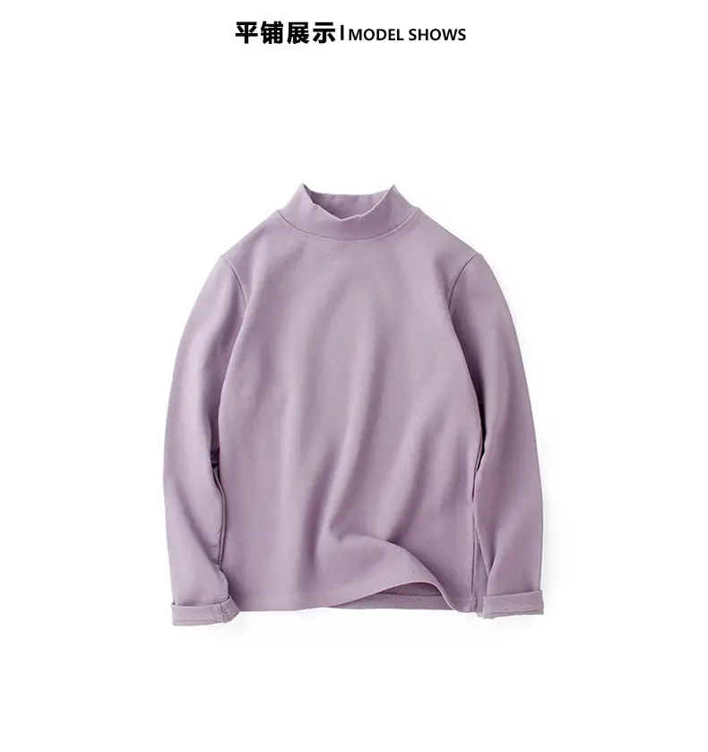 Kids Cotton Long Sleeve T-Shirt Grey Medium to XL — feature 5