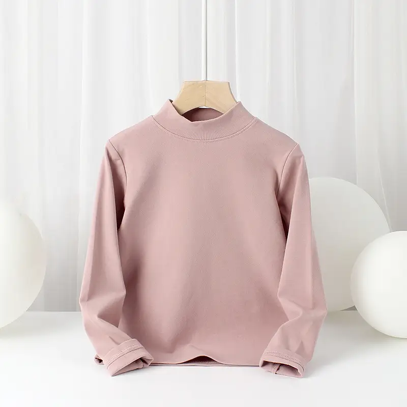 Kids Cotton Long Sleeve T-Shirt Grey Medium to XL - Image 2