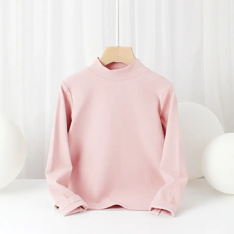 Kids Cotton Long Sleeve T-Shirt Grey Medium to XL - Image 7