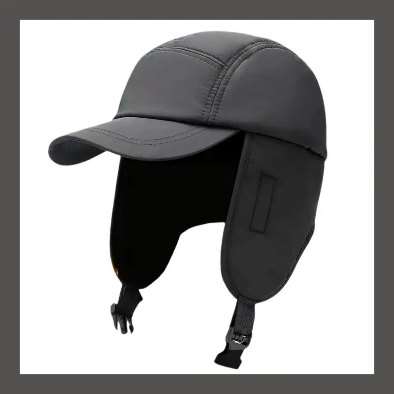 Winter Cotton Safety Helmet with Neck Strap — feature 25