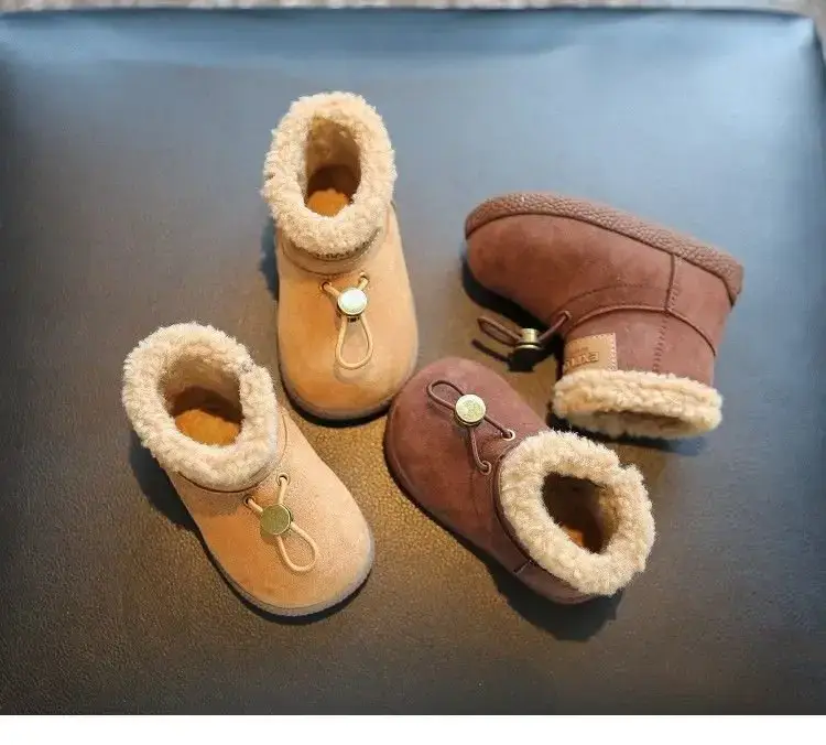 Baby Winter Boots Cotton Lined 0-3Yr — feature 1
