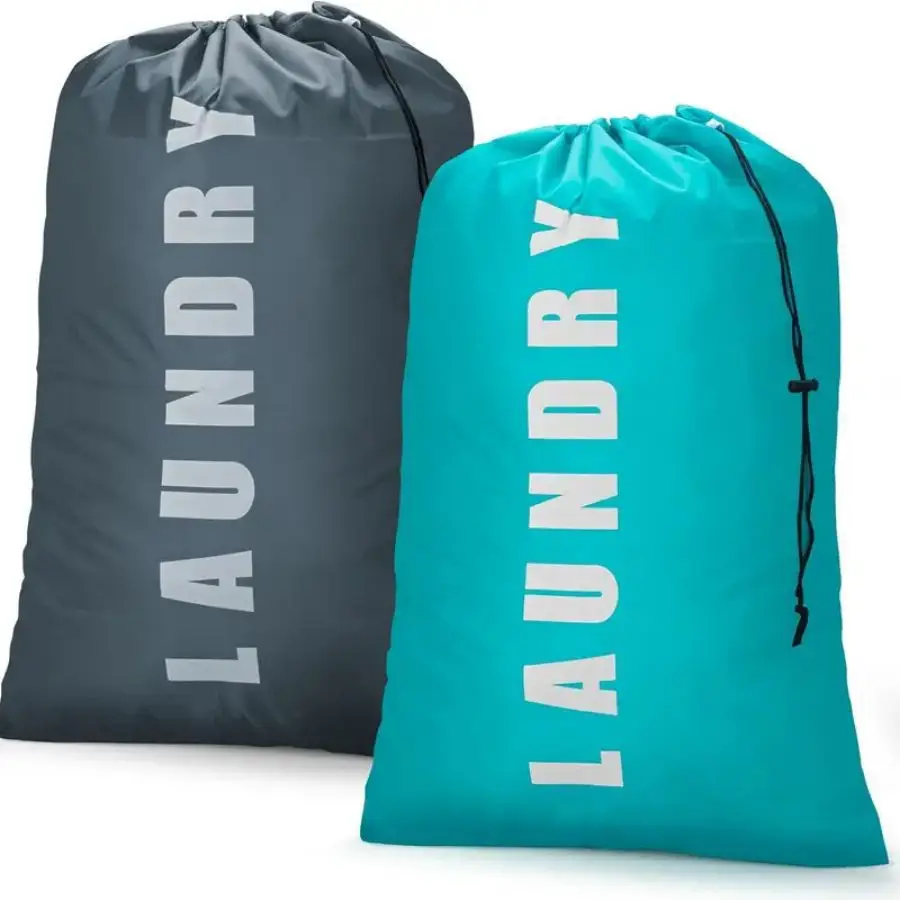Cross-Border Drawstring Laundry Bag, Waterproof Oxford Cloth Portable Travel Storage Bag, Moving Packing Drawstring Bag — feature 2