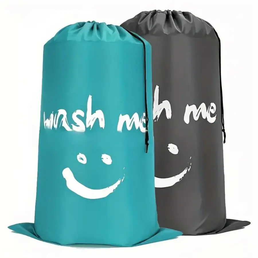 Cross-Border Drawstring Laundry Bag, Waterproof Oxford Cloth Portable Travel Storage Bag, Moving Packing Drawstring Bag — feature 3